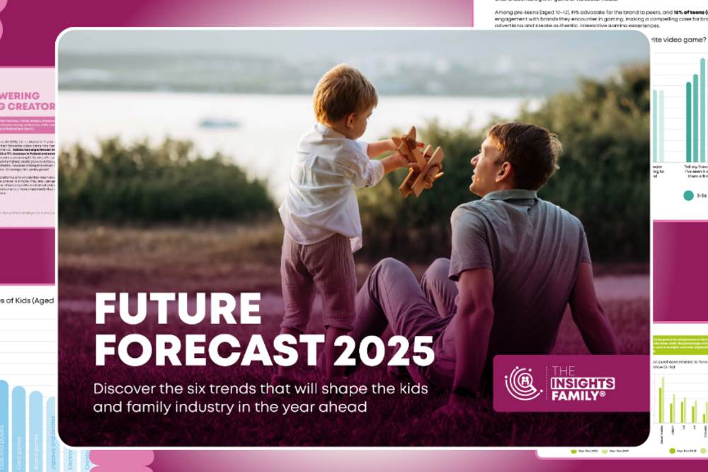 Image of a child and man outside to illustrate The Insight Family's Future Forecast 2025 report