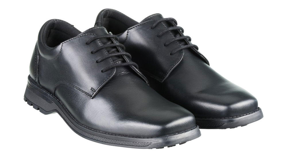 Term Footwear Black School Shoes