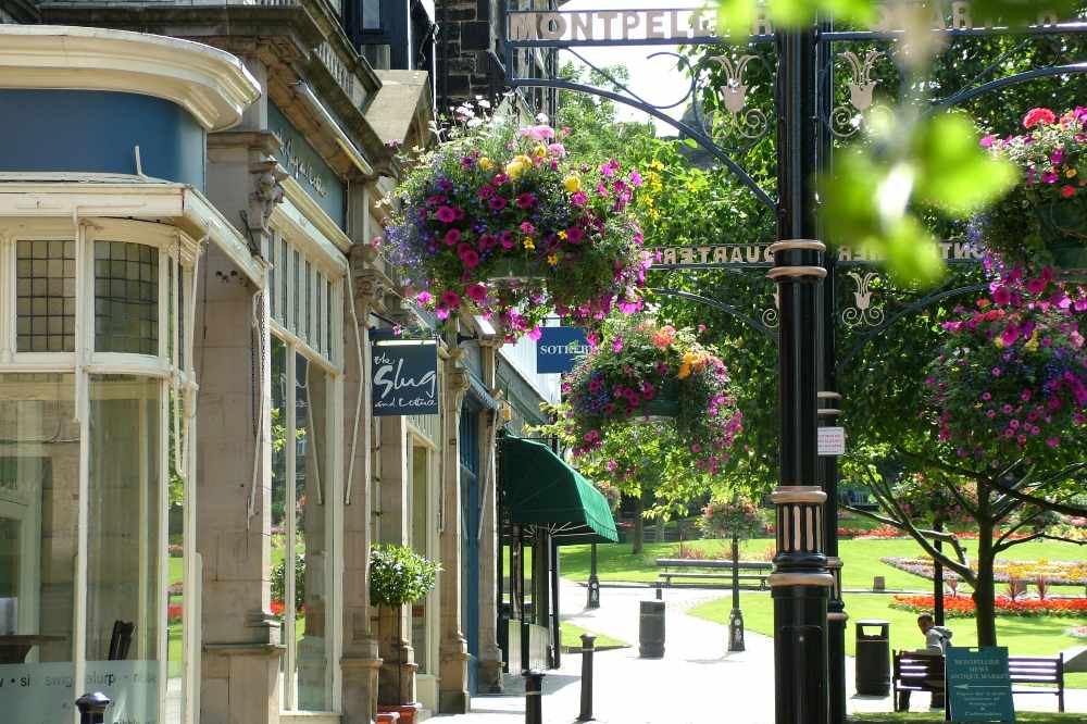 A high street in Harrogate