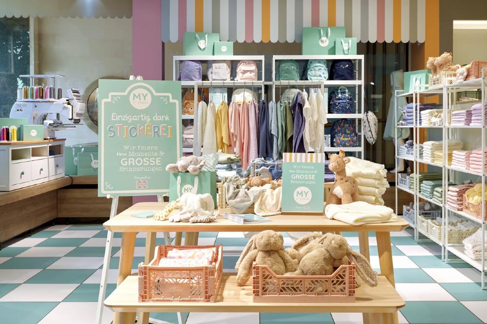 A display of children's products in the new My 1st Years store in Switzerland