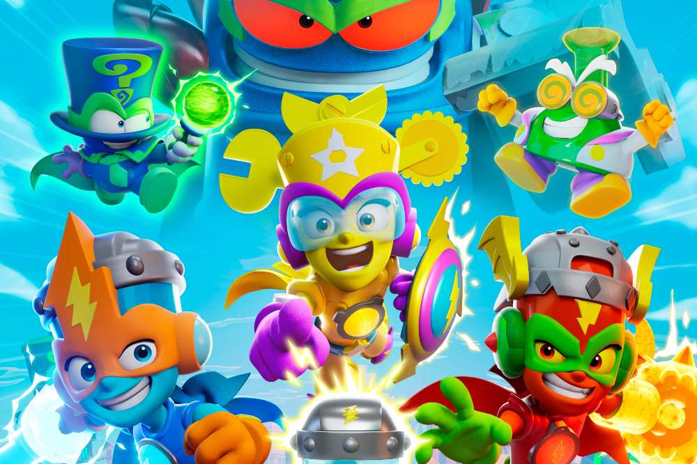 An illustration of the Super Things characters