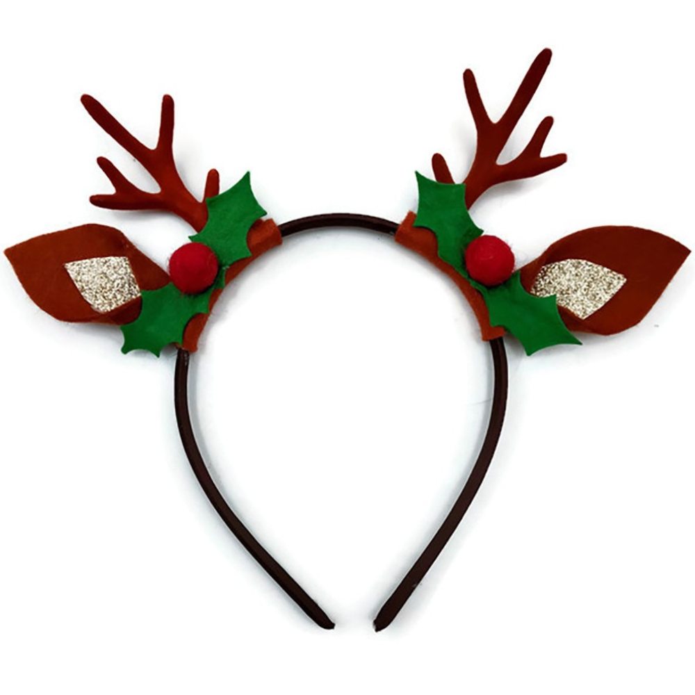 Reindeer Christmas headband by A is for Alice 