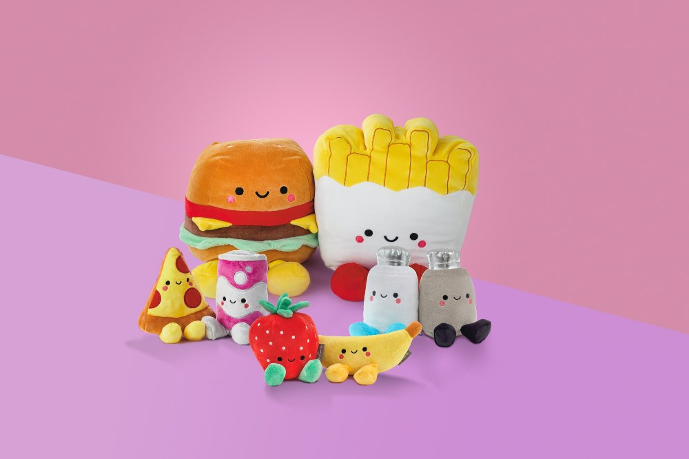 Food plush toys to promote INDX Gift Edit