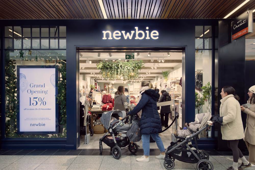 Families attending the Newbie Ealing store opening 