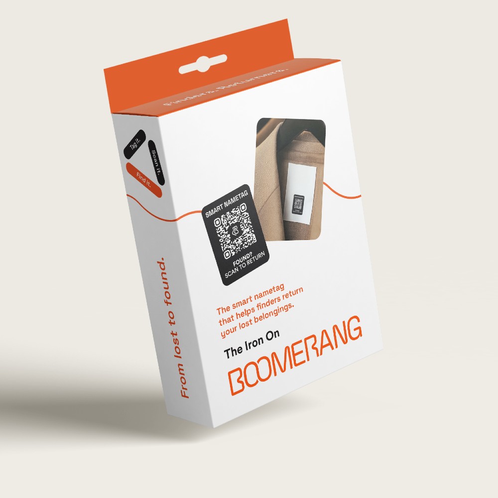Boomerang Tag packaging
