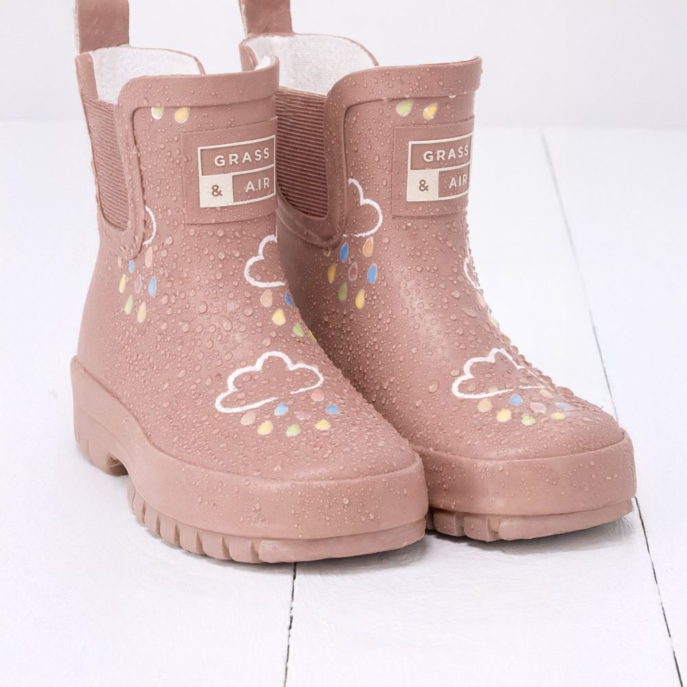 The Chunkies children's wellington boots in pink