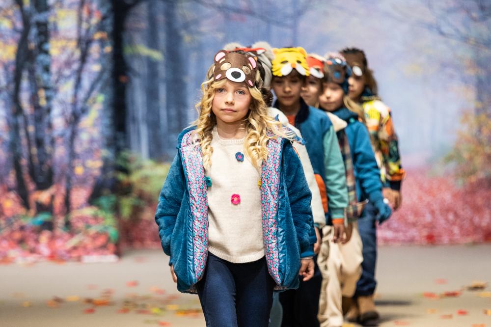 Children walking on a catwalk at Babykid Spain + FIMI
