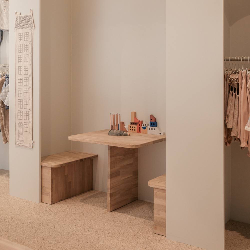 A children's play area in the Wheat Copenhagen store 