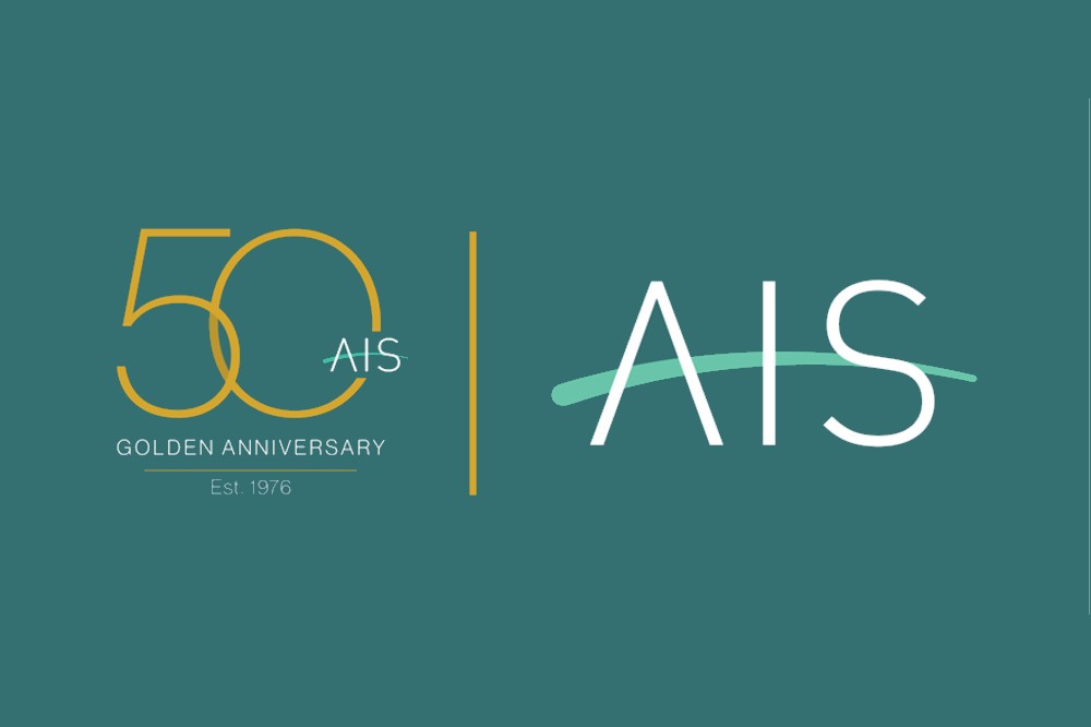 AIS and 50th anniversary logo