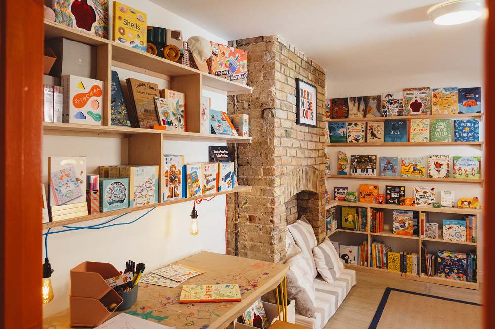 The Book Nook and Craft Corner inside children's shop Kinder Collective