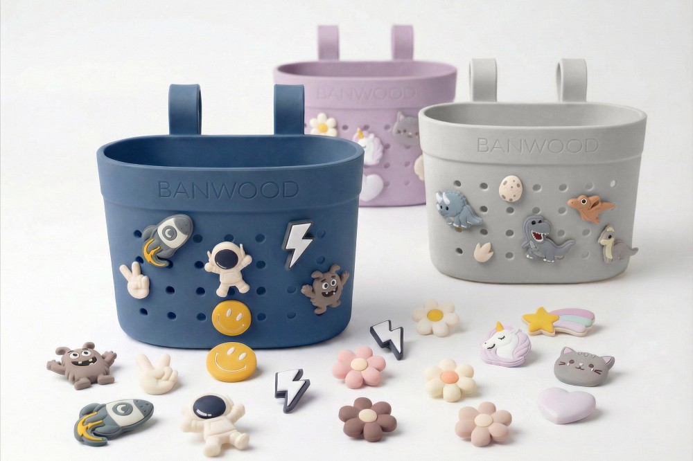 Children's customisable Pin & Ride Basket for trikes, balance bikes and scooters