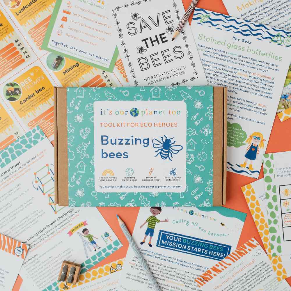 Tool Kits For Eco Heroes that inspire
kids to create, explore and protect
the planet