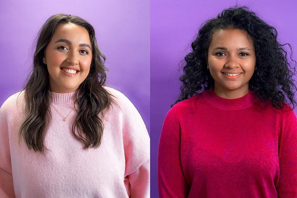 Head shots of Cristina Bertagna and Melina Lee from TikTok marketing agency Nonsensical