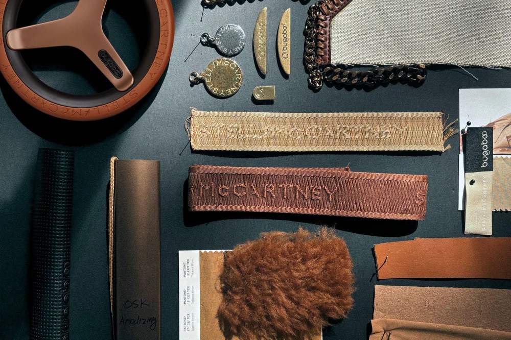 A mood board for the Bugaboo and Stella McCartney collaboration