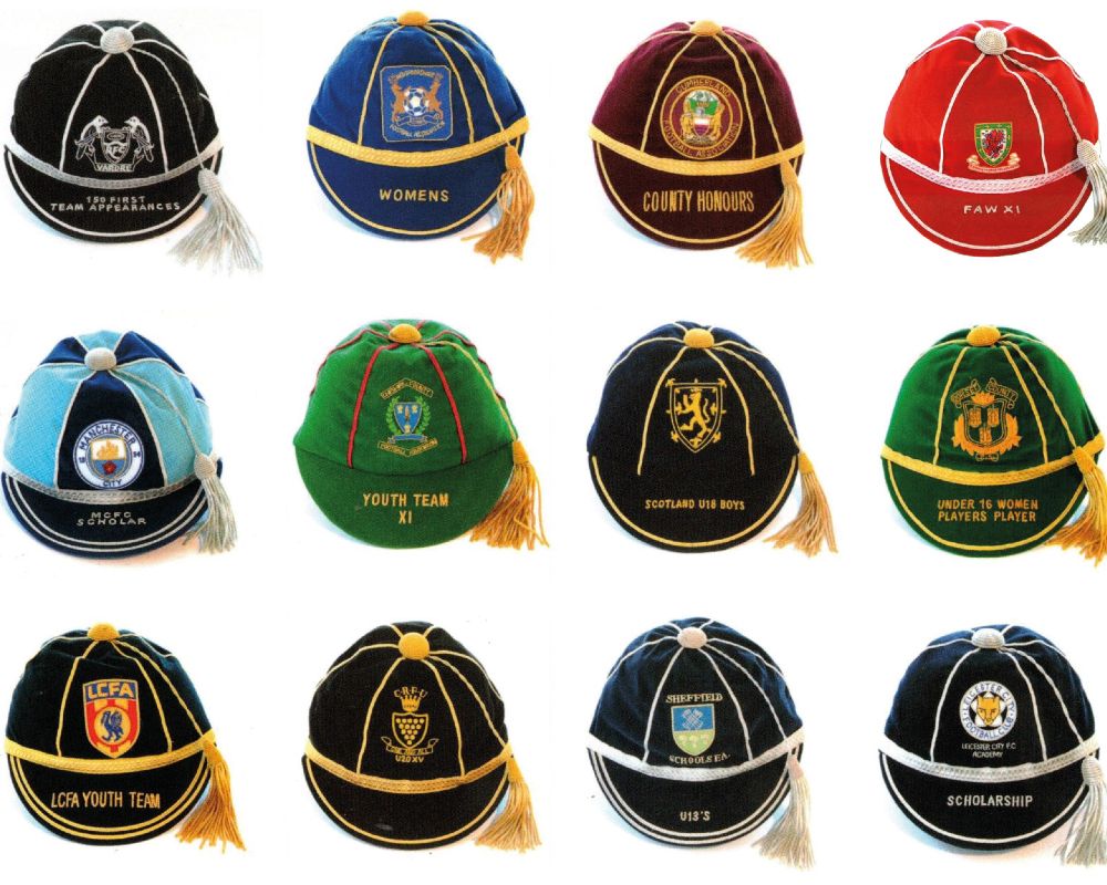 A selection of school caps by Tie & Scarf Company 