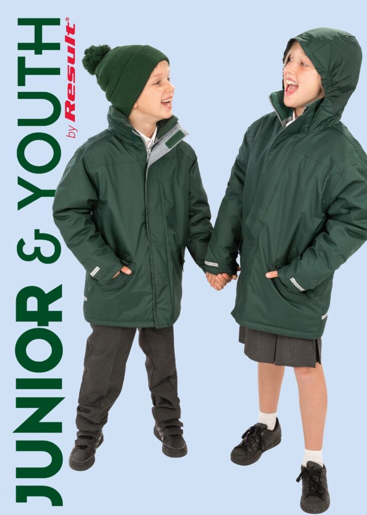 The front cover of the Result Junior & Youth brochure 
